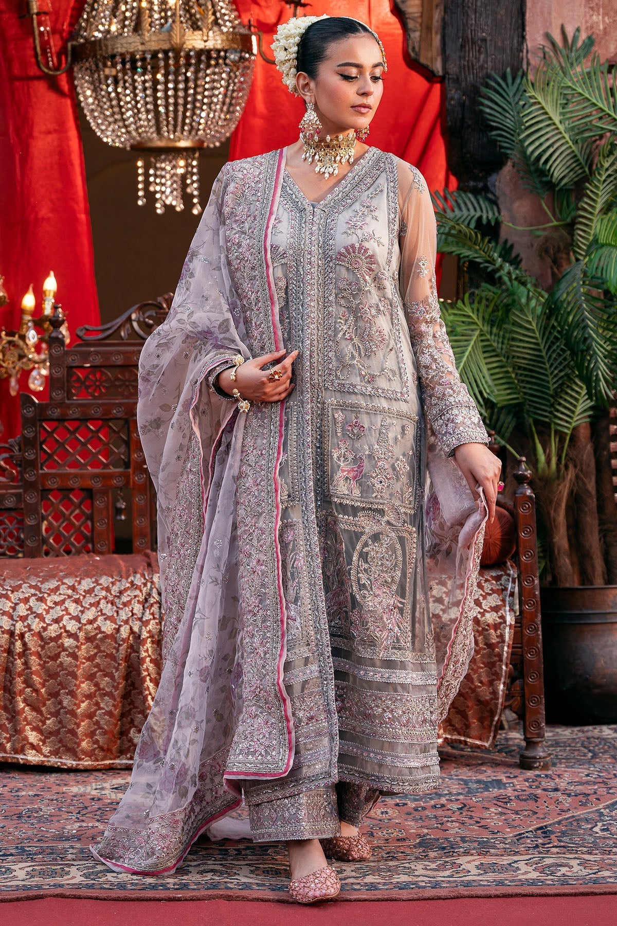 Motifz | Luxury Formal | 4823-QANDEEL - by Libasekhas UK - Registered Vendor of : Motifz - 100% Original Designer Dress