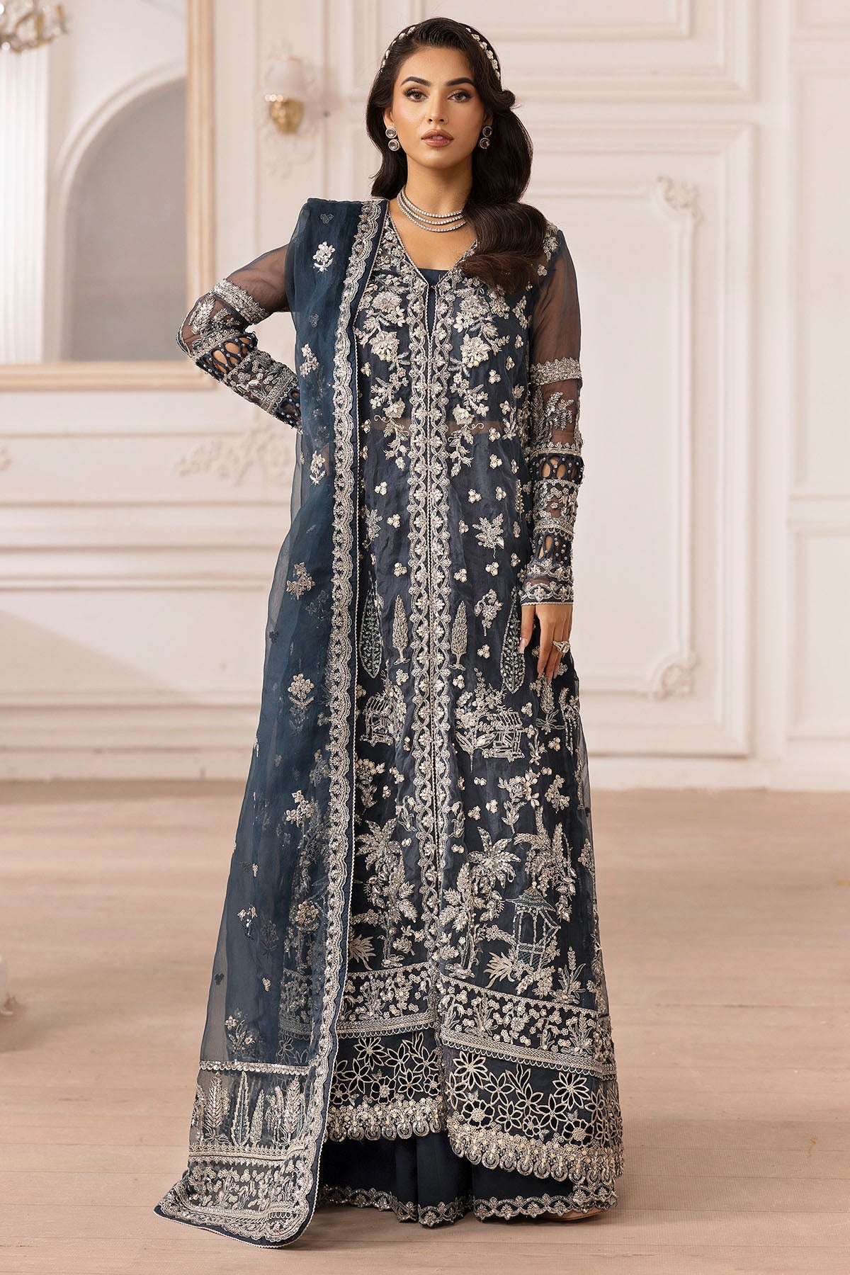 Motifz | Luxury Formal | 4931-YASNA - by - Libasekhas UK - Registered Vendor of : Motifz - 100% Original Designer Dresss