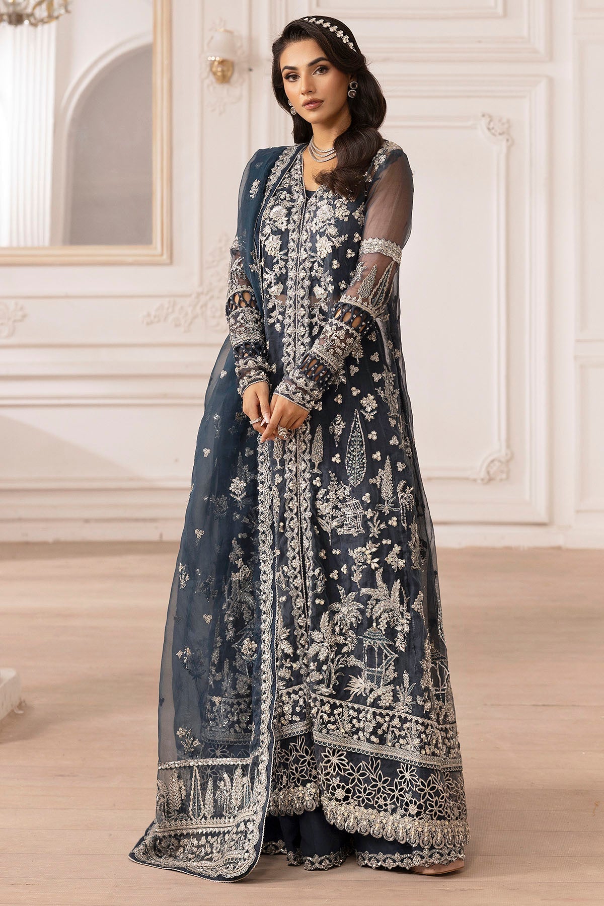 Motifz | Luxury Formal | 4931-YASNA - by - Libasekhas UK - Registered Vendor of : Motifz - 100% Original Designer Dresss