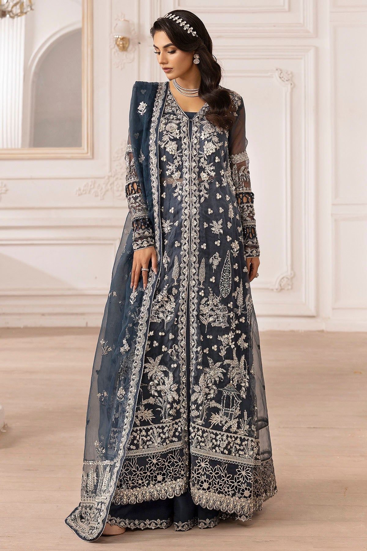 Motifz | Luxury Formal | 4931-YASNA - by - Libasekhas UK - Registered Vendor of : Motifz - 100% Original Designer Dresss