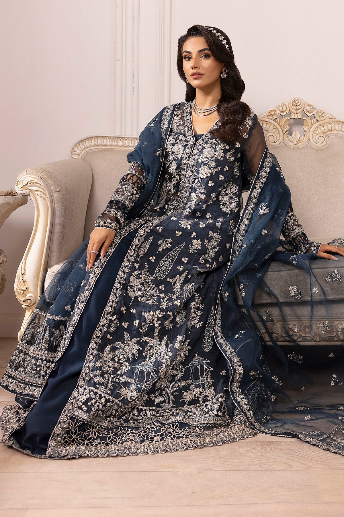 Motifz | Luxury Formal | 4931-YASNA - by - Libasekhas UK - Registered Vendor of : Motifz - 100% Original Designer Dresss