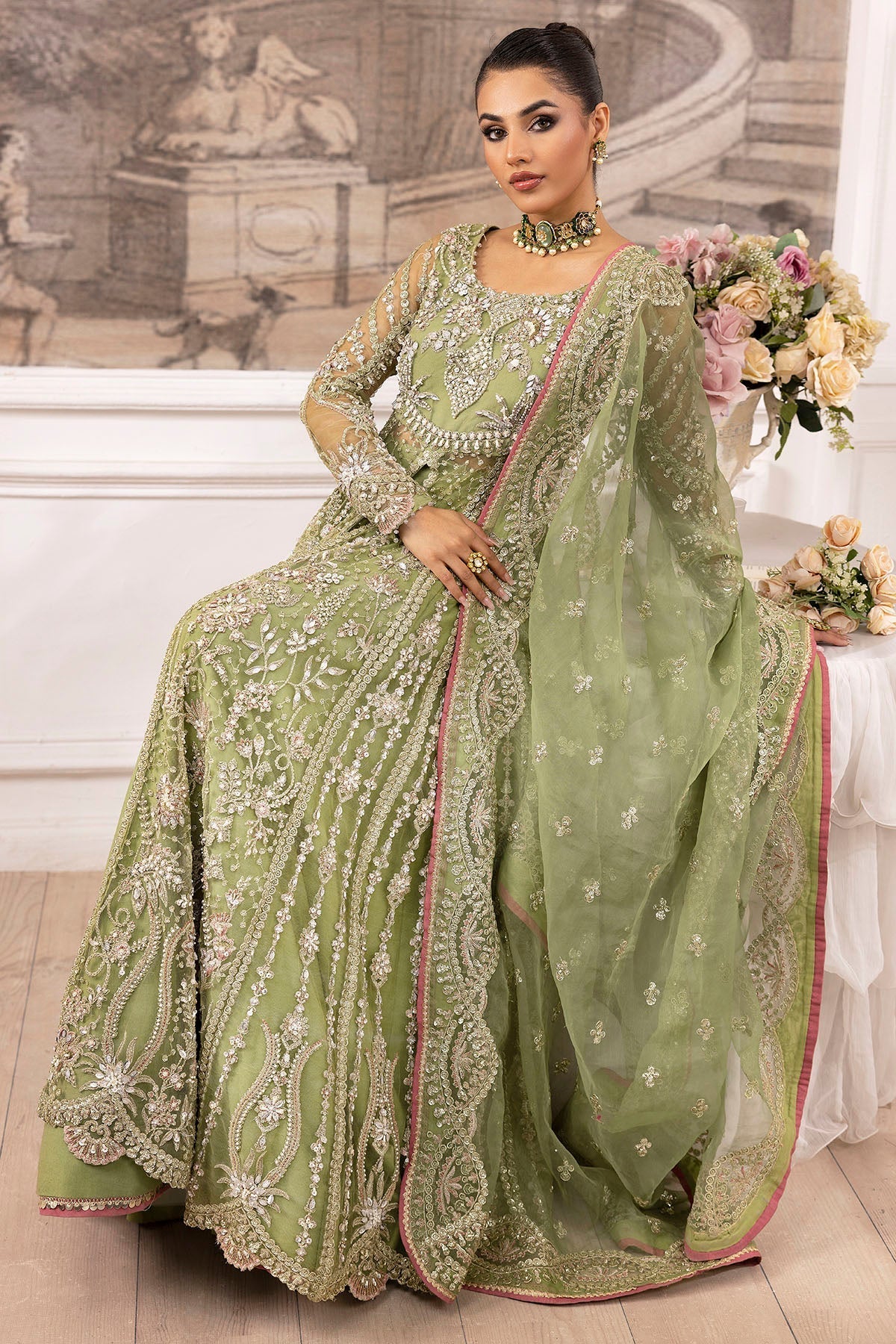 Motifz | Luxury Formal | 4933-IYARA - by - Libasekhas UK - Registered Vendor of : Motifz - 100% Original Designer Dresss