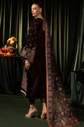 Motifz | Velvet Formals | 5091-AAHANA - by - Libasekhas UK - Registered Vendor of : Motifz - 100% Original Designer Dresss