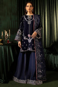Motifz | Velvet Formals | 5092-AAIRA - by - Libasekhas UK - Registered Vendor of : Motifz - 100% Original Designer Dresss