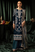 Motifz | Velvet Formals | 5093-DANEEN - by - Libasekhas UK - Registered Vendor of : Motifz - 100% Original Designer Dresss