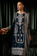Motifz | Velvet Formals | 5093-DANEEN - by - Libasekhas UK - Registered Vendor of : Motifz - 100% Original Designer Dresss