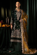 Motifz | Velvet Formals | 5094-YUMNA - by - Libasekhas UK - Registered Vendor of : Motifz - 100% Original Designer Dresss