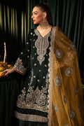 Motifz | Velvet Formals | 5094-YUMNA - by - Libasekhas UK - Registered Vendor of : Motifz - 100% Original Designer Dresss