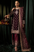 Motifz | Velvet Formals | 5095-MAZNEEN - by - Libasekhas UK - Registered Vendor of : Motifz - 100% Original Designer Dresss