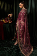 Motifz | Velvet Formals | 5095-MAZNEEN - by - Libasekhas UK - Registered Vendor of : Motifz - 100% Original Designer Dresss