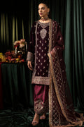 Motifz | Velvet Formals | 5095-MAZNEEN - by - Libasekhas UK - Registered Vendor of : Motifz - 100% Original Designer Dresss
