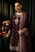 Motifz | Velvet Formals | 5095-MAZNEEN - by - Libasekhas UK - Registered Vendor of : Motifz - 100% Original Designer Dresss