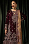 Motifz | Velvet Formals | 5096-DAISHA - by - Libasekhas UK - Registered Vendor of : Motifz - 100% Original Designer Dresss