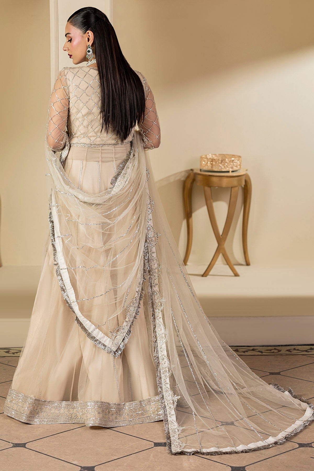 Motifz | Luxury Formal | 5131-DOVE - by Libasekhas UK - Registered Vendor of : Motifz - 100% Original Designer Dress