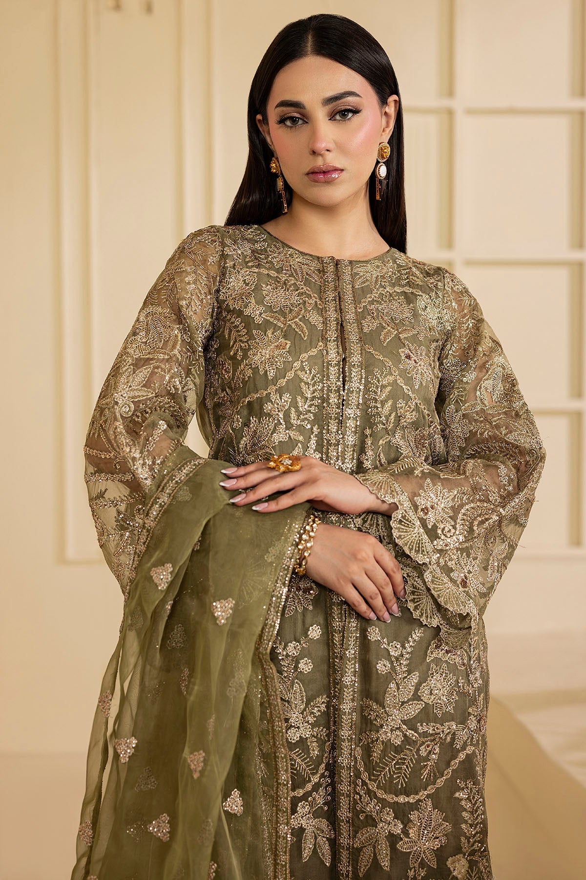 Motifz | Luxury Formal | 5137-GREEN - by Libasekhas UK - Registered Vendor of : Motifz - 100% Original Designer Dress