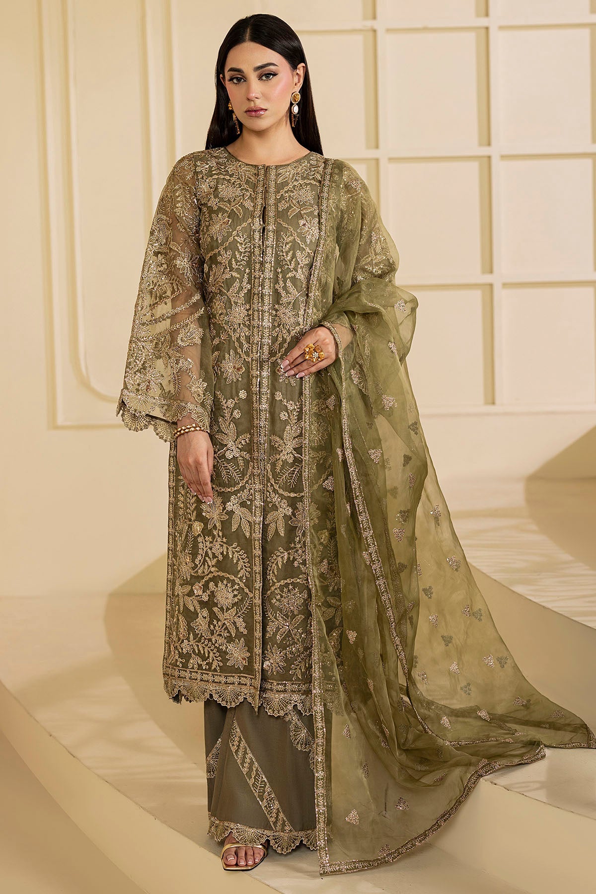 Motifz | Luxury Formal | 5137-GREEN - by Libasekhas UK - Registered Vendor of : Motifz - 100% Original Designer Dress