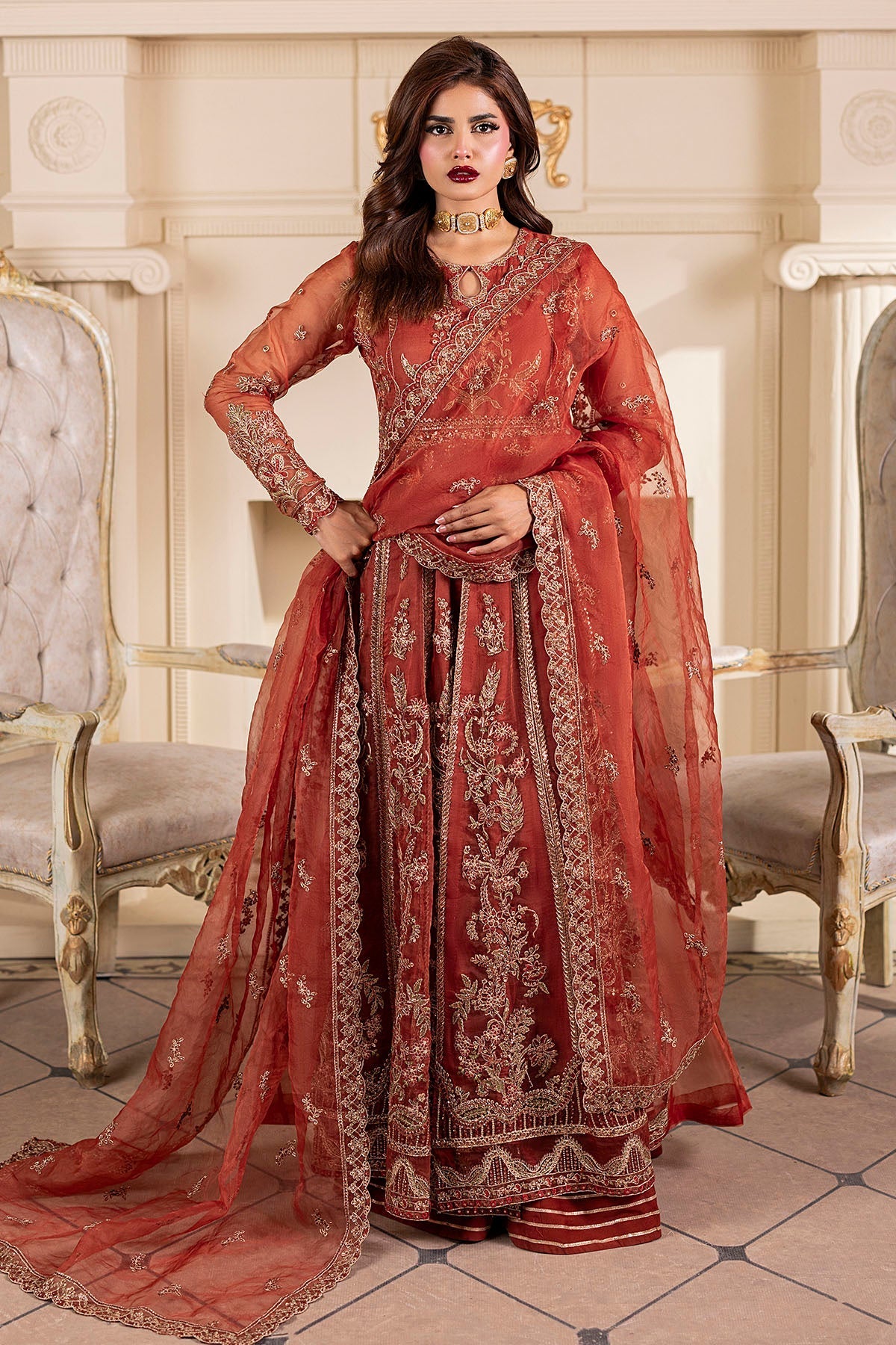 Motifz | Luxury Formal | 5139-BRANDY - by Libasekhas UK - Registered Vendor of : Motifz - 100% Original Designer Dress