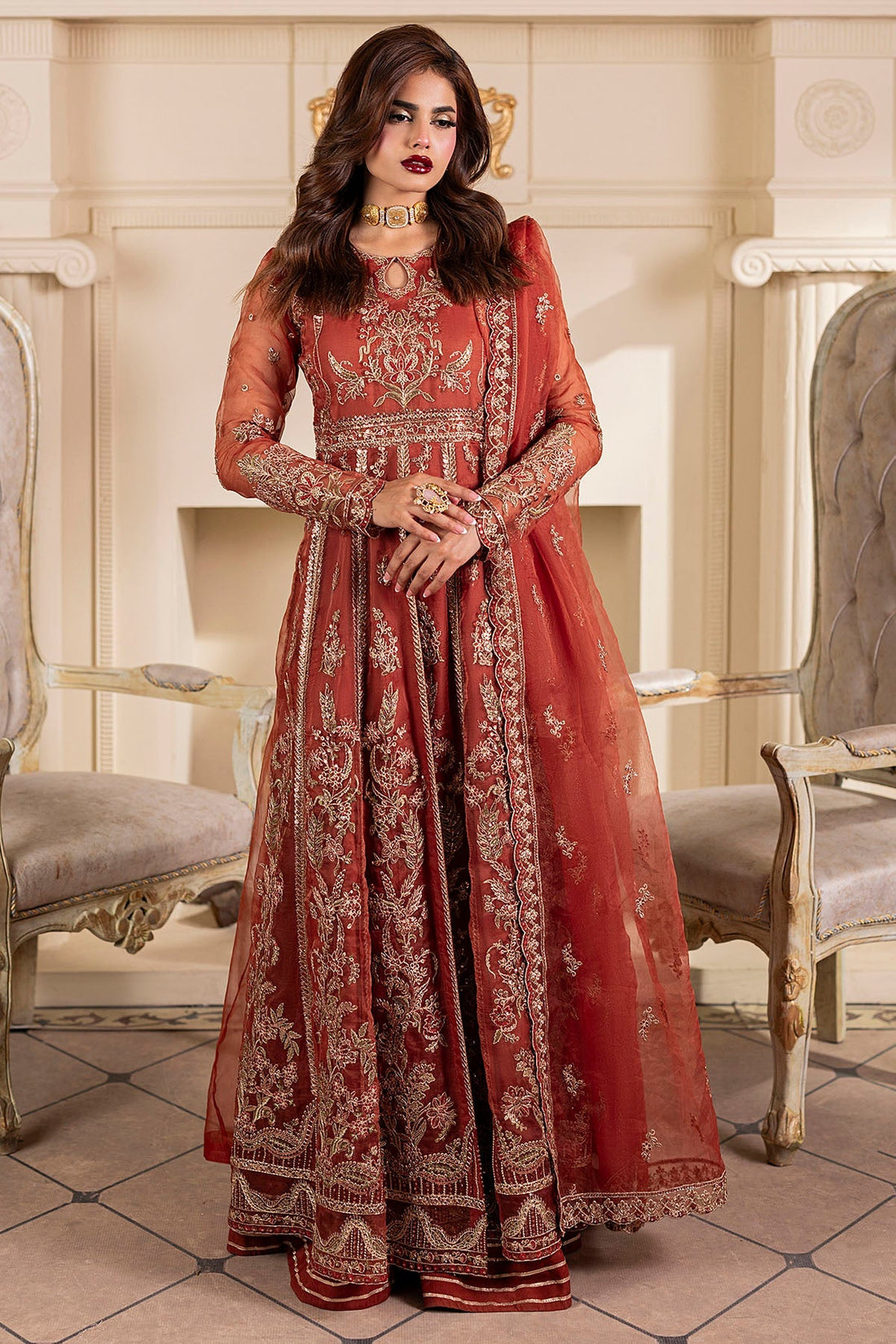 Motifz | Luxury Formal | 5139-BRANDY - by Libasekhas UK - Registered Vendor of : Motifz - 100% Original Designer Dress