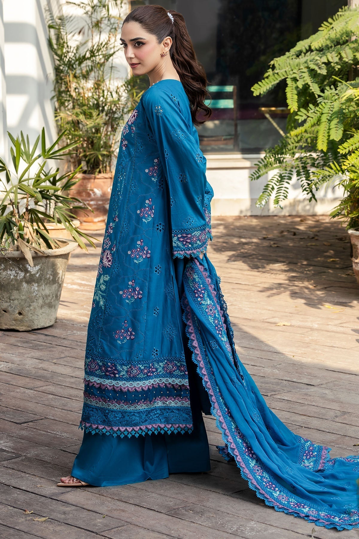 Motifz | Premium Lawn 25 | 5310-MARGO - by - Libasekhas UK - Registered Vendor of : Motifz - 100% Original Designer Dresss