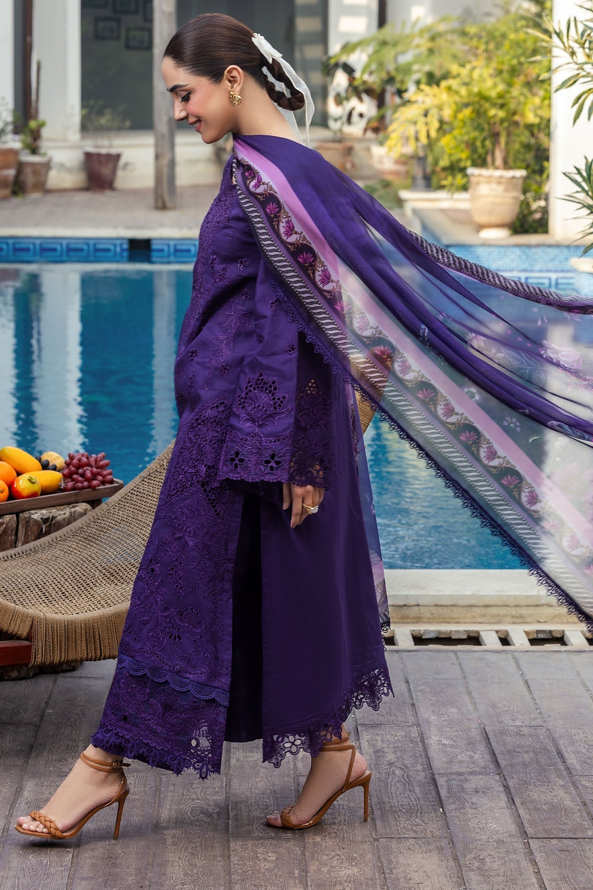 Motifz | Premium Lawn 25 | 5314-MIREILLE - by - Libasekhas UK - Registered Vendor of : Motifz - 100% Original Designer Dresss