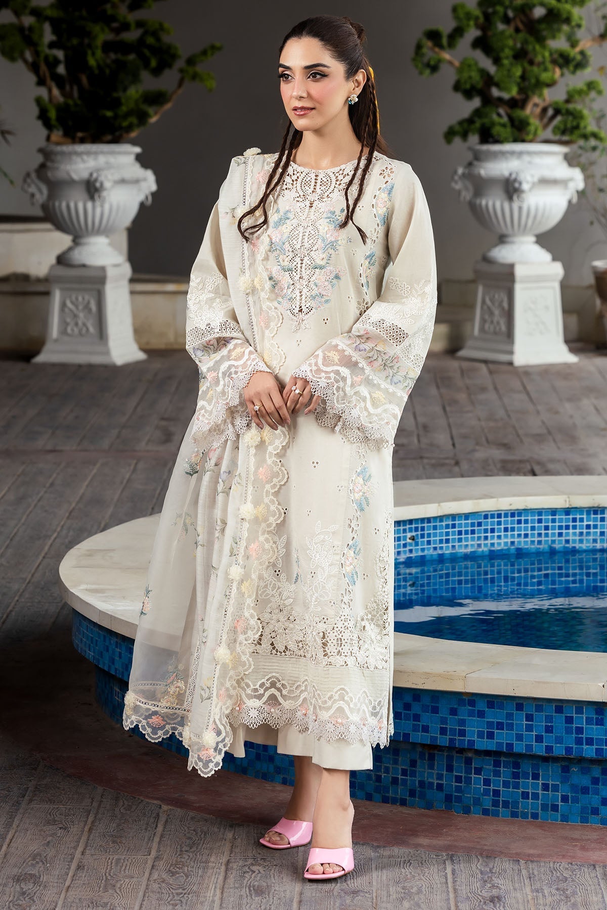 Motifz | Premium Lawn 25 | 5319-MARCELINE - by - Libasekhas UK - Registered Vendor of : Motifz - 100% Original Designer Dresss