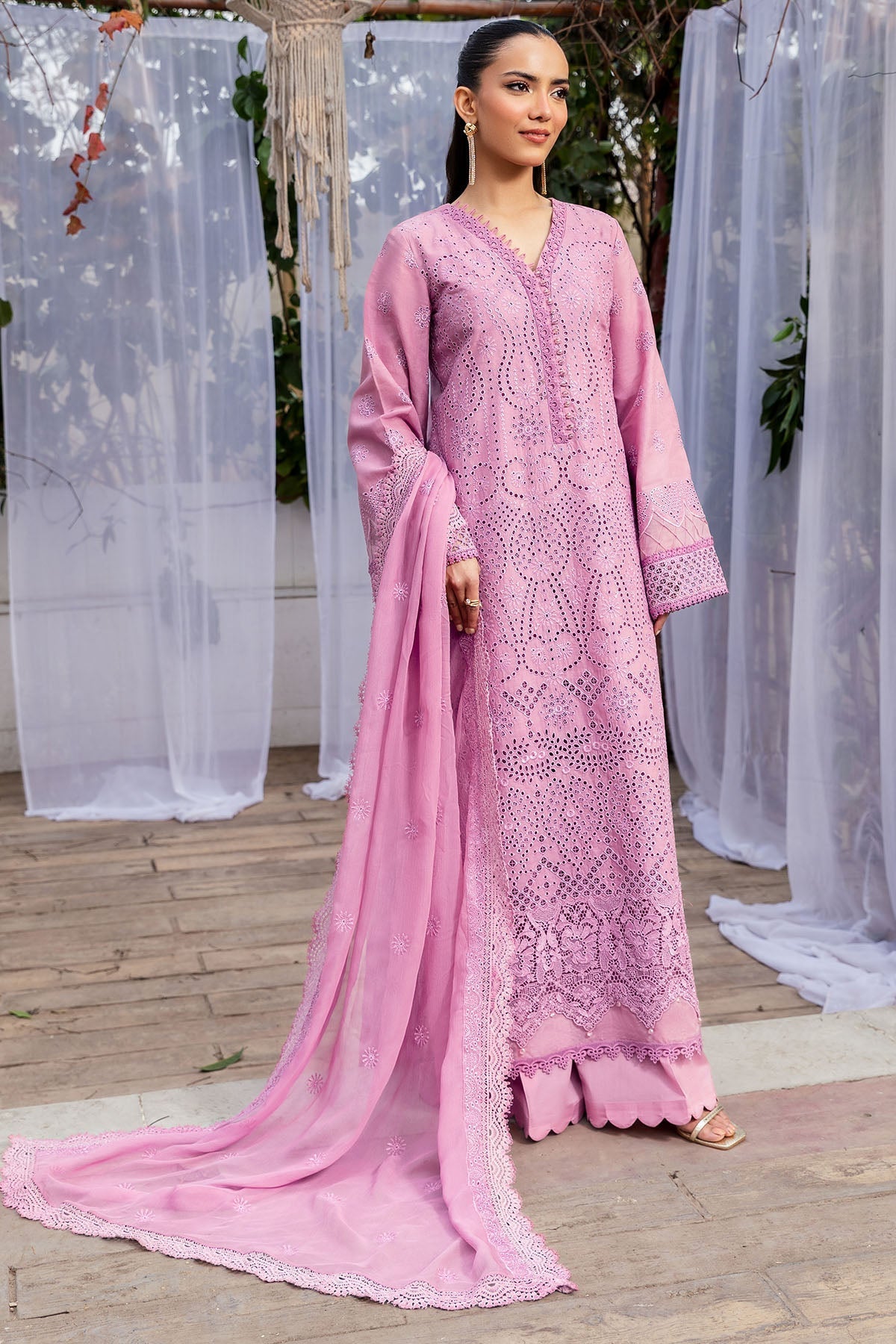 Motifz | Premium Lawn 25 | 5321-CIEL - by - Libasekhas UK - Registered Vendor of : Motifz - 100% Original Designer Dresss