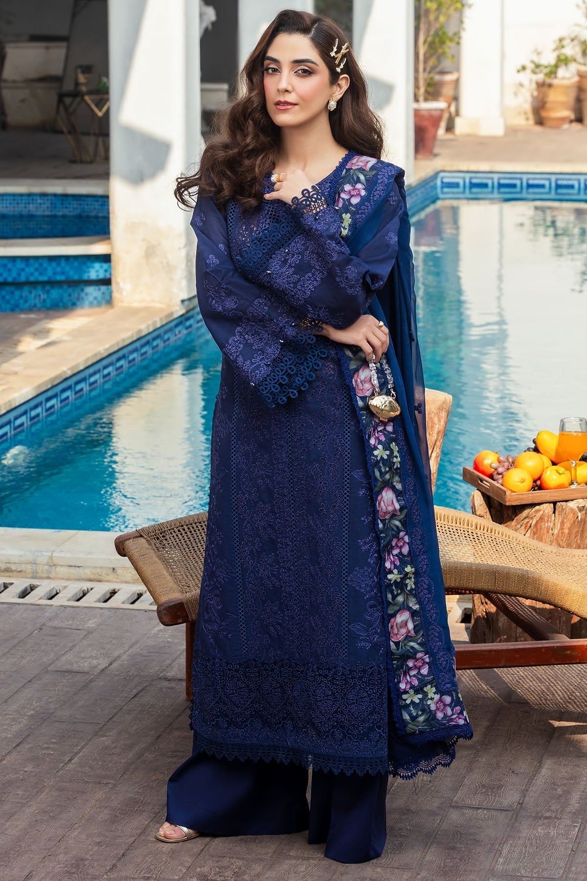 Motifz | Premium Lawn 25 | 5330-MAELYS - by - Libasekhas UK - Registered Vendor of : Motifz - 100% Original Designer Dresss