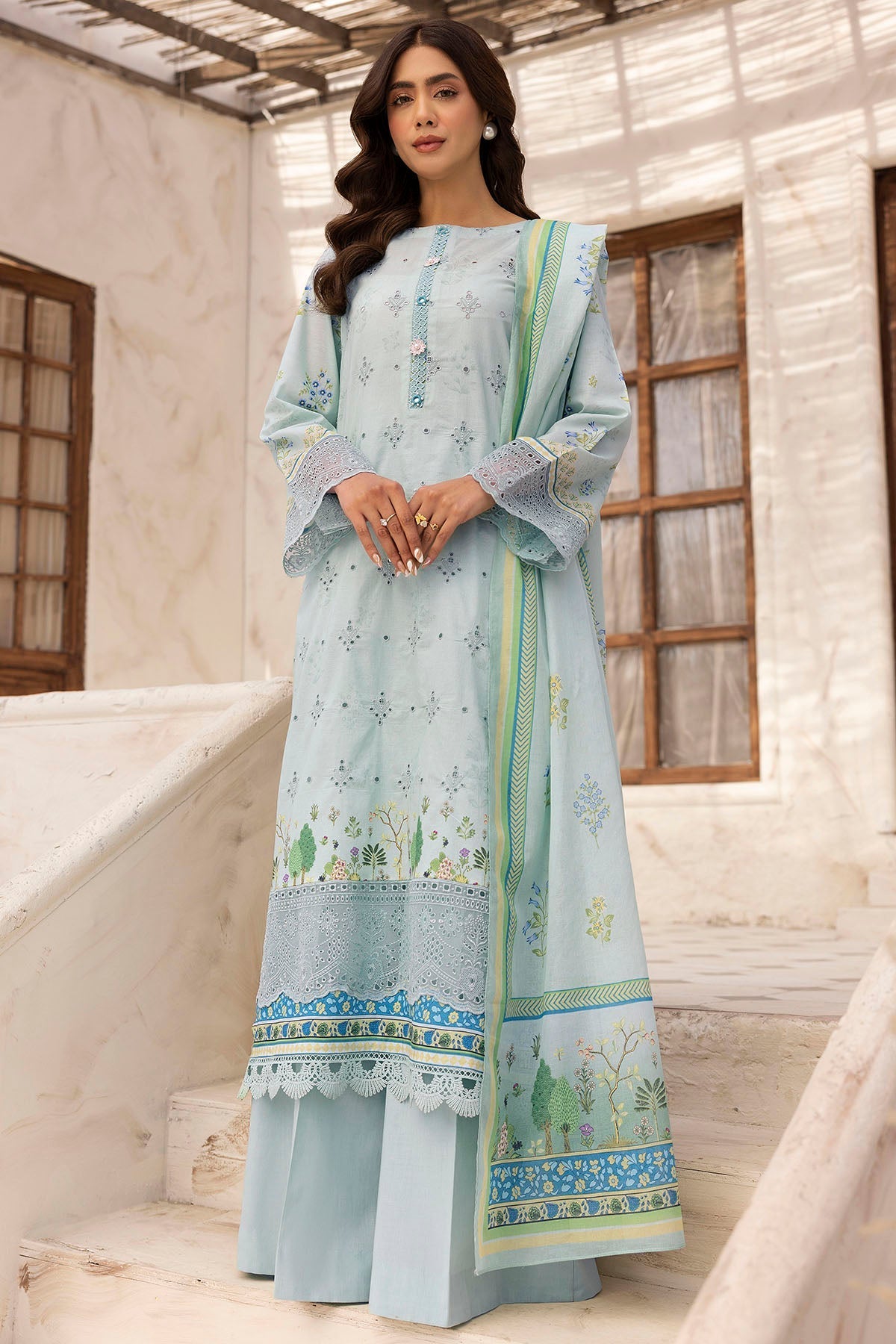 Motifz | Umang Lawn | 5411-SIRA - by - Libasekhas UK - Registered Vendor of : Motifz - 100% Original Designer Dresss