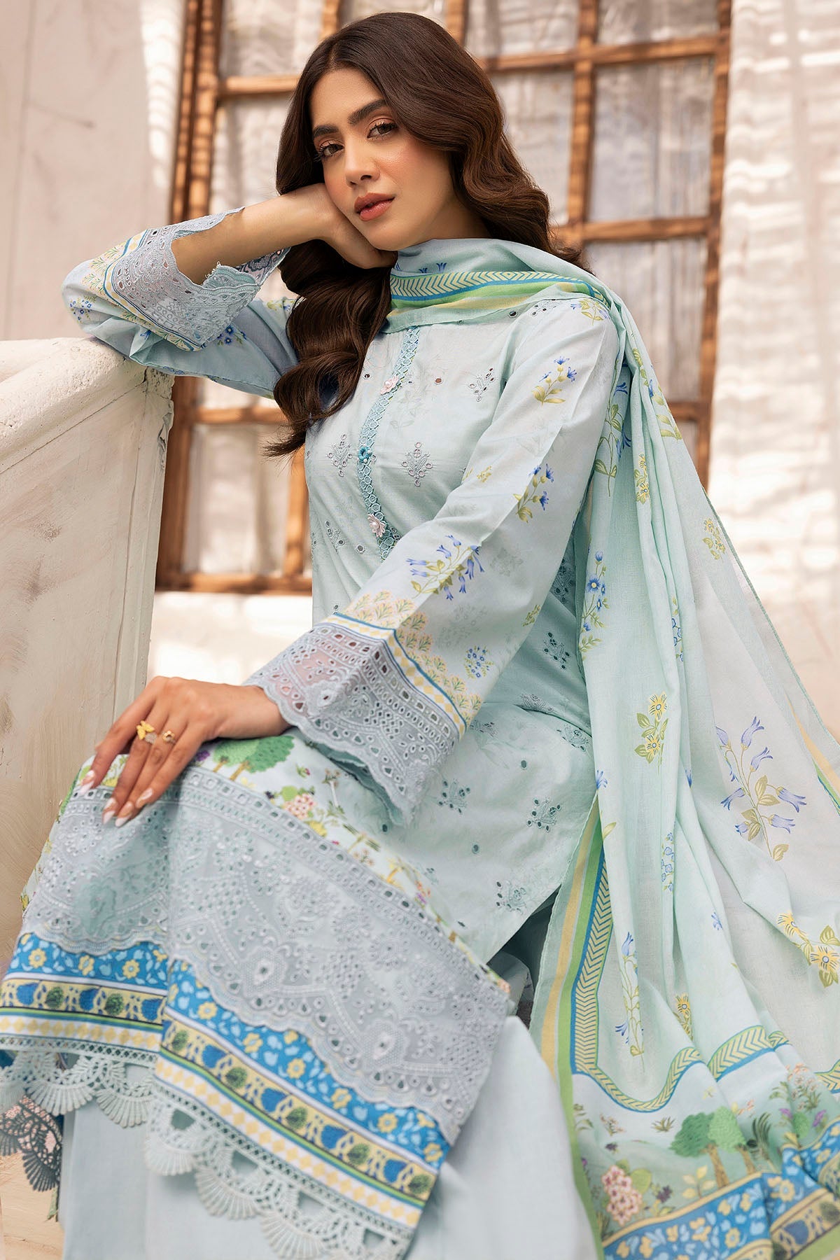 Motifz | Umang Lawn | 5411-SIRA - by - Libasekhas UK - Registered Vendor of : Motifz - 100% Original Designer Dresss