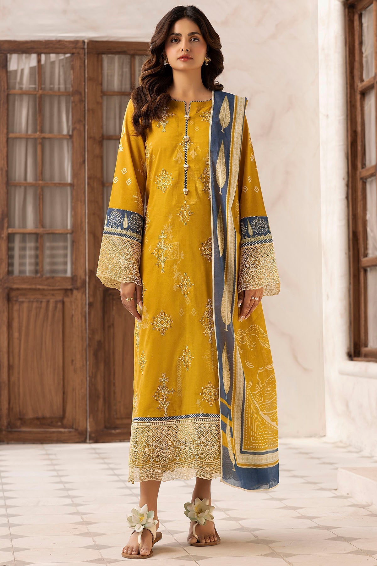 Motifz | Umang Lawn | 5416-USWA - by - Libasekhas UK - Registered Vendor of : Motifz - 100% Original Designer Dresss