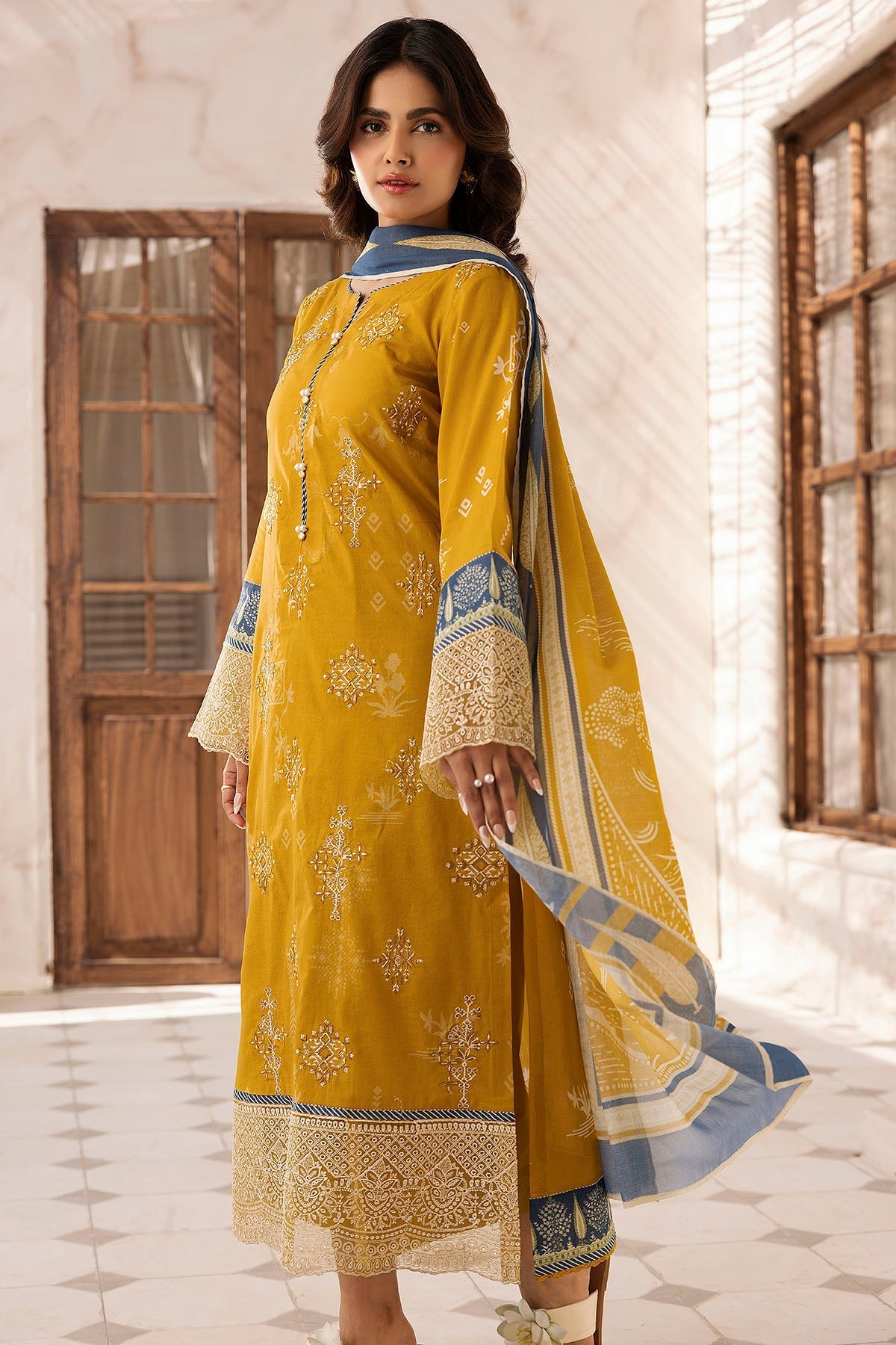 Motifz | Umang Lawn | 5416-USWA - by - Libasekhas UK - Registered Vendor of : Motifz - 100% Original Designer Dresss