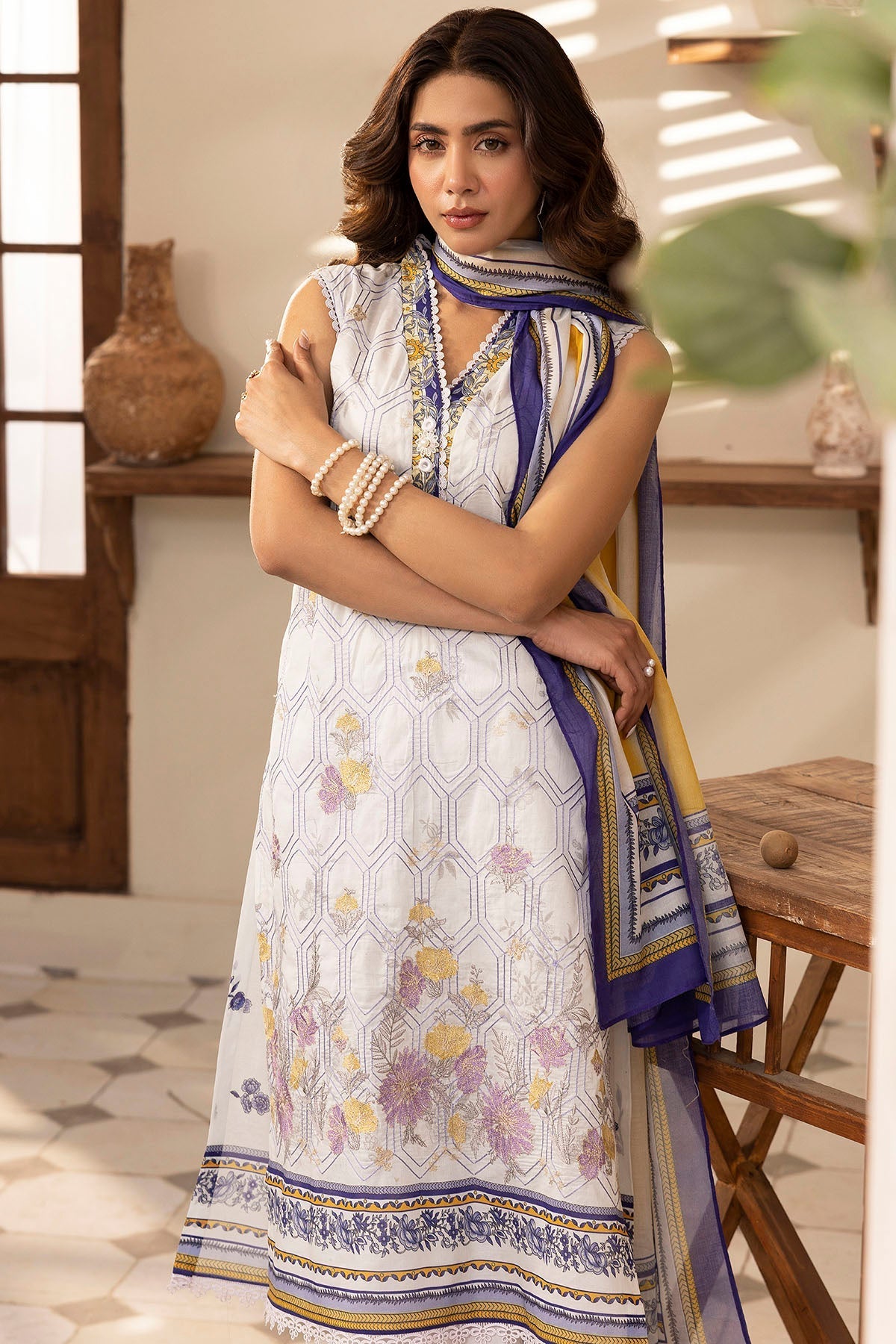 Motifz | Umang Lawn | 5422-MABEL - by - Libasekhas UK - Registered Vendor of : Motifz - 100% Original Designer Dresss
