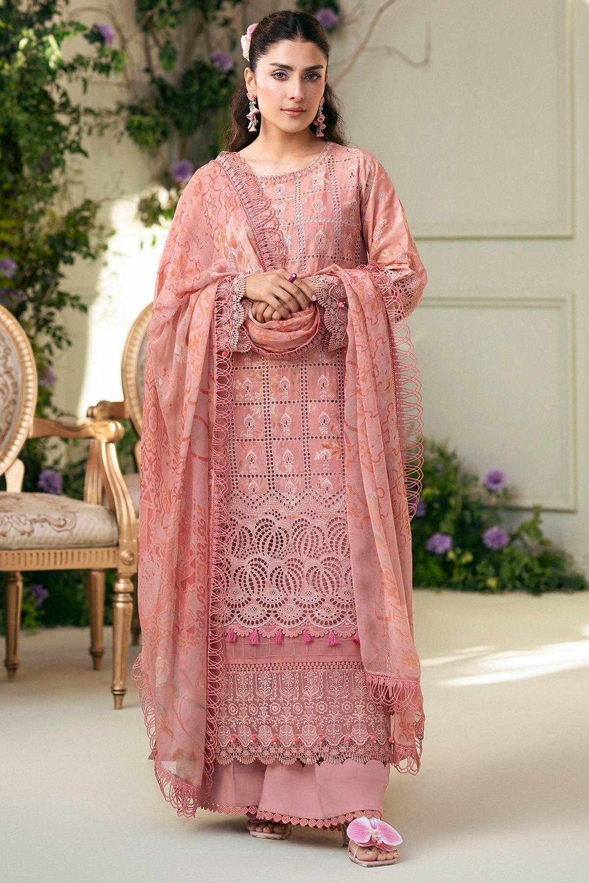 Motifz | Premium Lawn 25 | 5427-LOTUS - by - Libasekhas UK - Registered Vendor of : Motifz - 100% Original Designer Dresss
