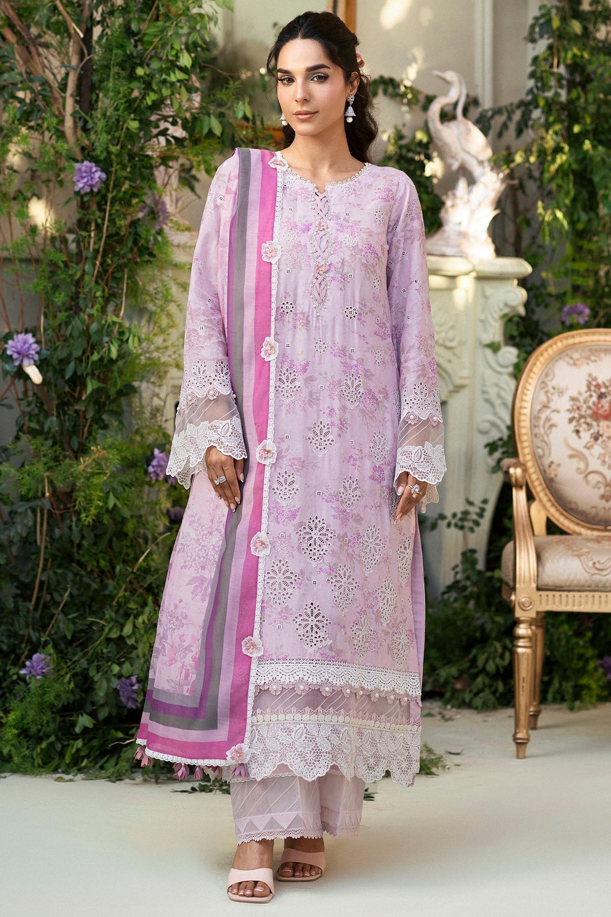 Motifz | Premium Lawn 25 | 5428-ASTER - by - Libasekhas UK - Registered Vendor of : Motifz - 100% Original Designer Dresss