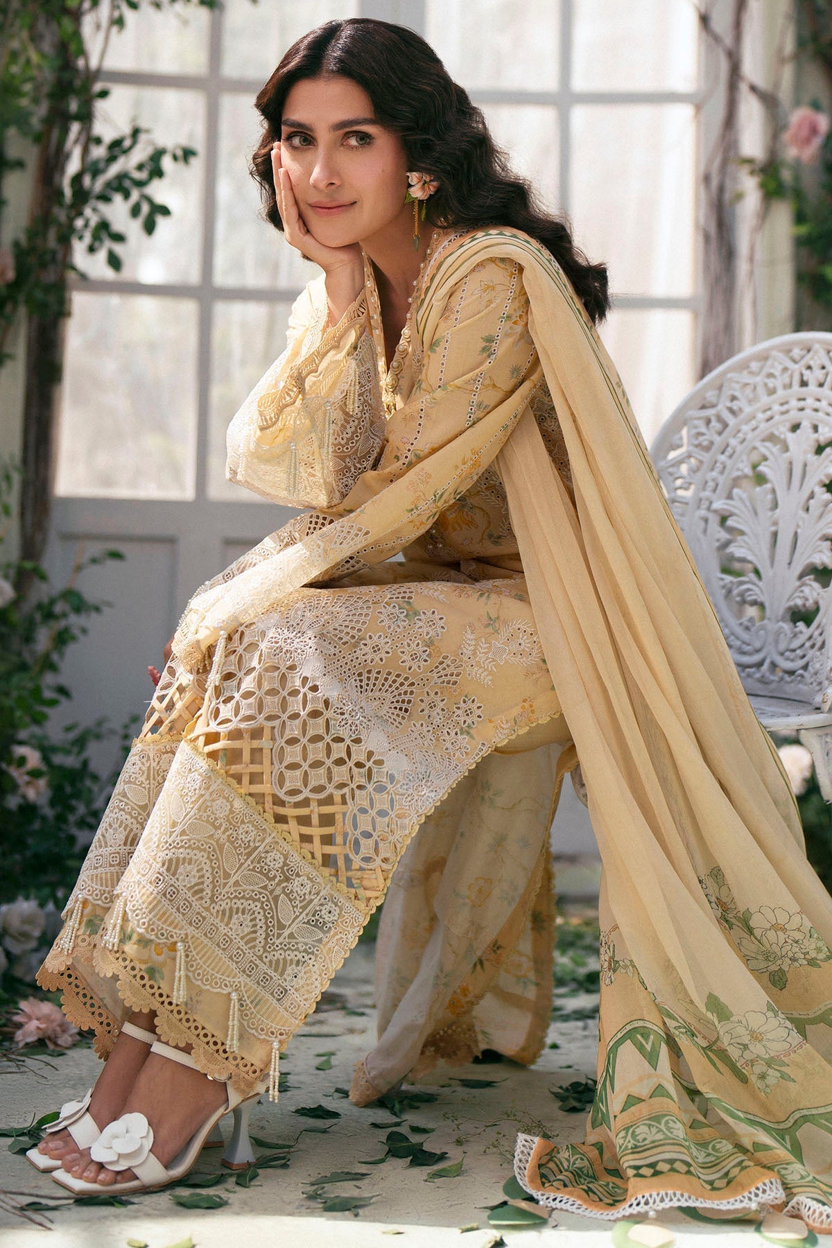 Motifz | Premium Lawn 25 | 5429-ORCHID - by - Libasekhas UK - Registered Vendor of : Motifz - 100% Original Designer Dresss