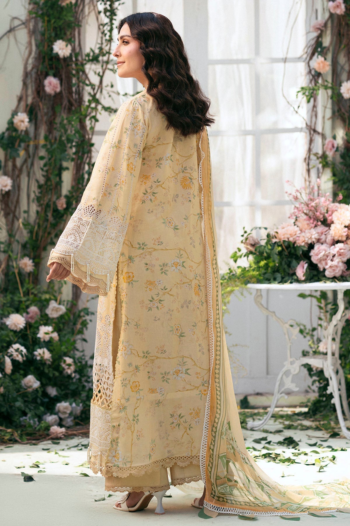 Motifz | Premium Lawn 25 | 5429-ORCHID - by - Libasekhas UK - Registered Vendor of : Motifz - 100% Original Designer Dresss