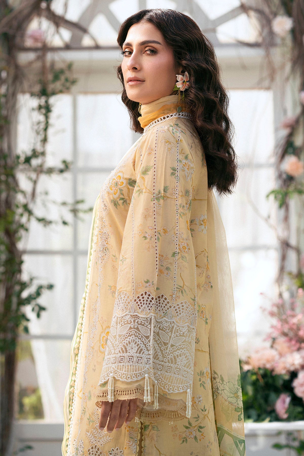 Motifz | Premium Lawn 25 | 5429-ORCHID - by - Libasekhas UK - Registered Vendor of : Motifz - 100% Original Designer Dresss