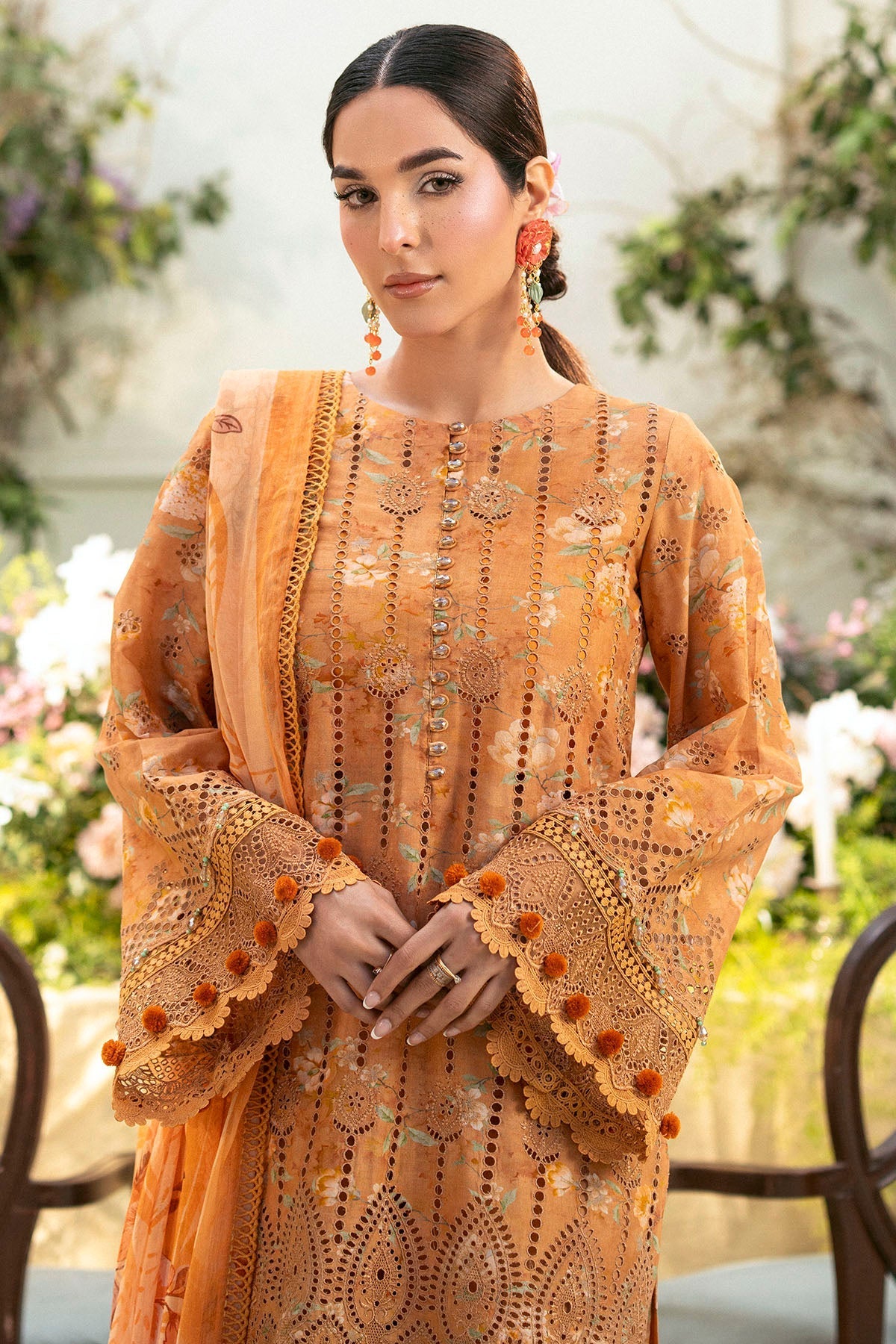 Motifz | Premium Lawn 25 | 5431-BLUEBEELL - by - Libasekhas UK - Registered Vendor of : Motifz - 100% Original Designer Dresss