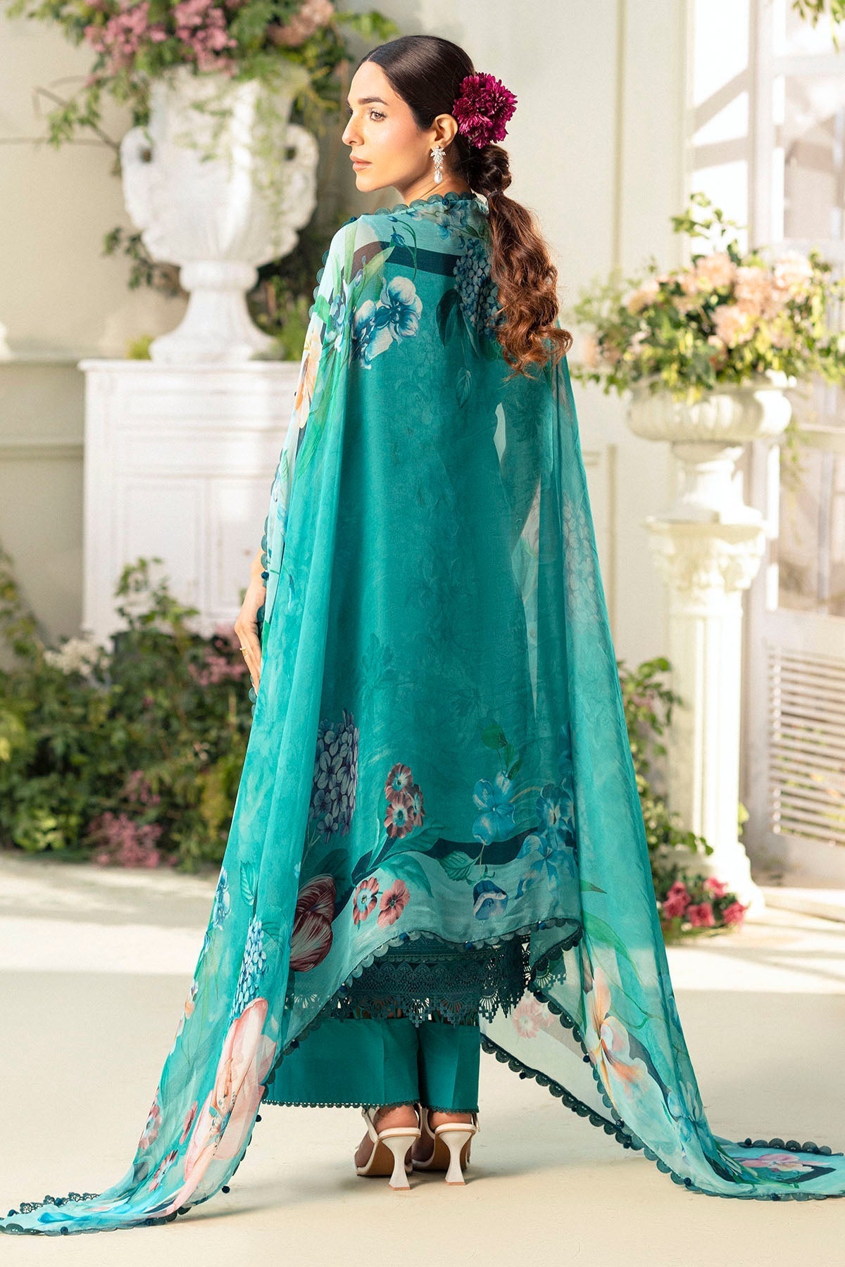 Motifz | Premium Lawn 25 | 5432-MARIGOLD - by - Libasekhas UK - Registered Vendor of : Motifz - 100% Original Designer Dresss