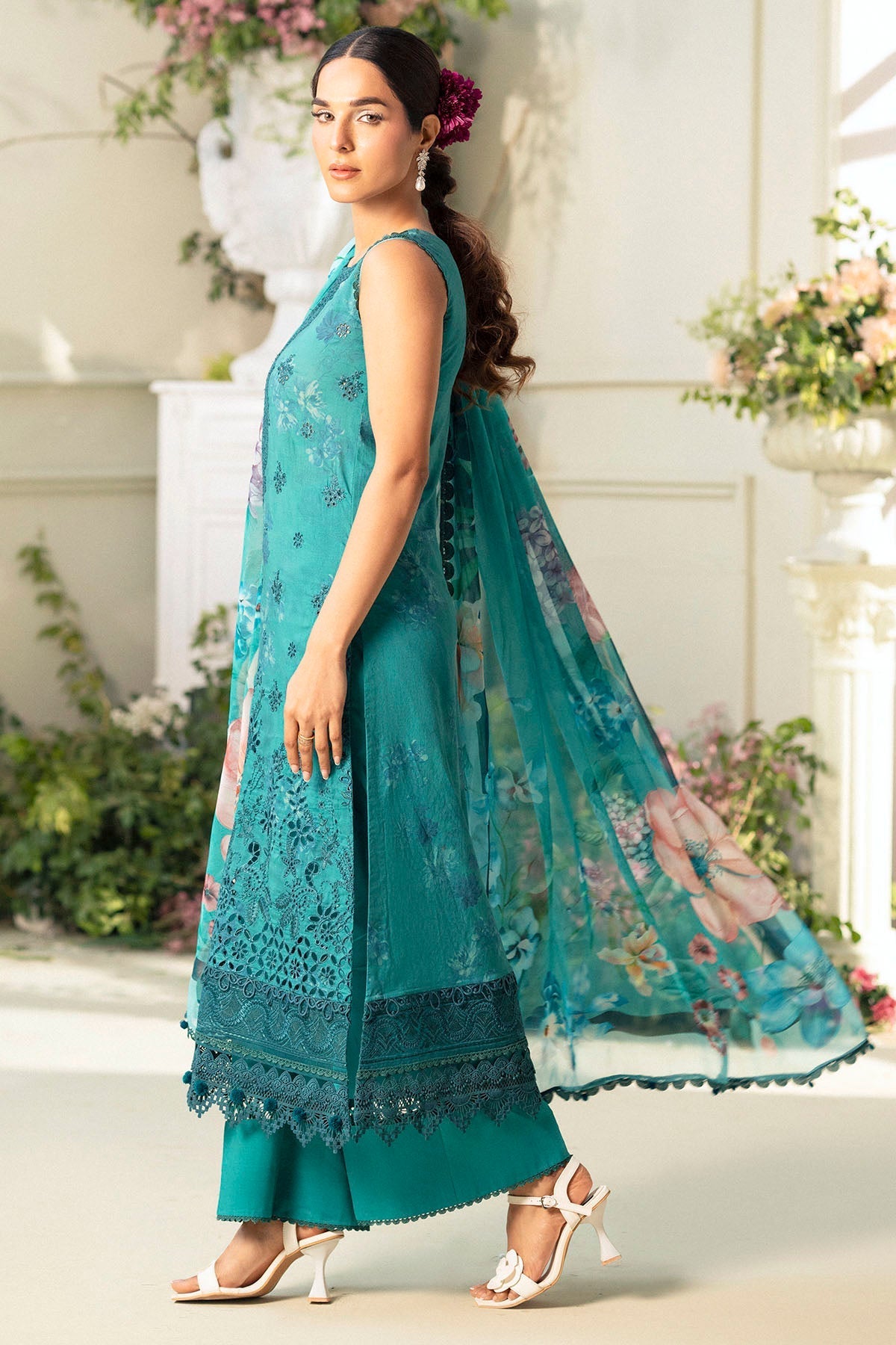 Motifz | Premium Lawn 25 | 5432-MARIGOLD - by - Libasekhas UK - Registered Vendor of : Motifz - 100% Original Designer Dresss