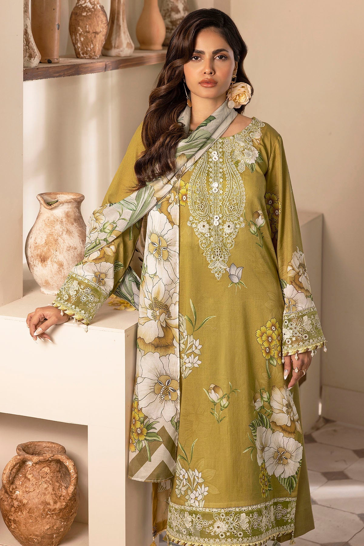 Motifz | Umang Lawn | 5468-BLOOM - by - Libasekhas UK - Registered Vendor of : Motifz - 100% Original Designer Dresss