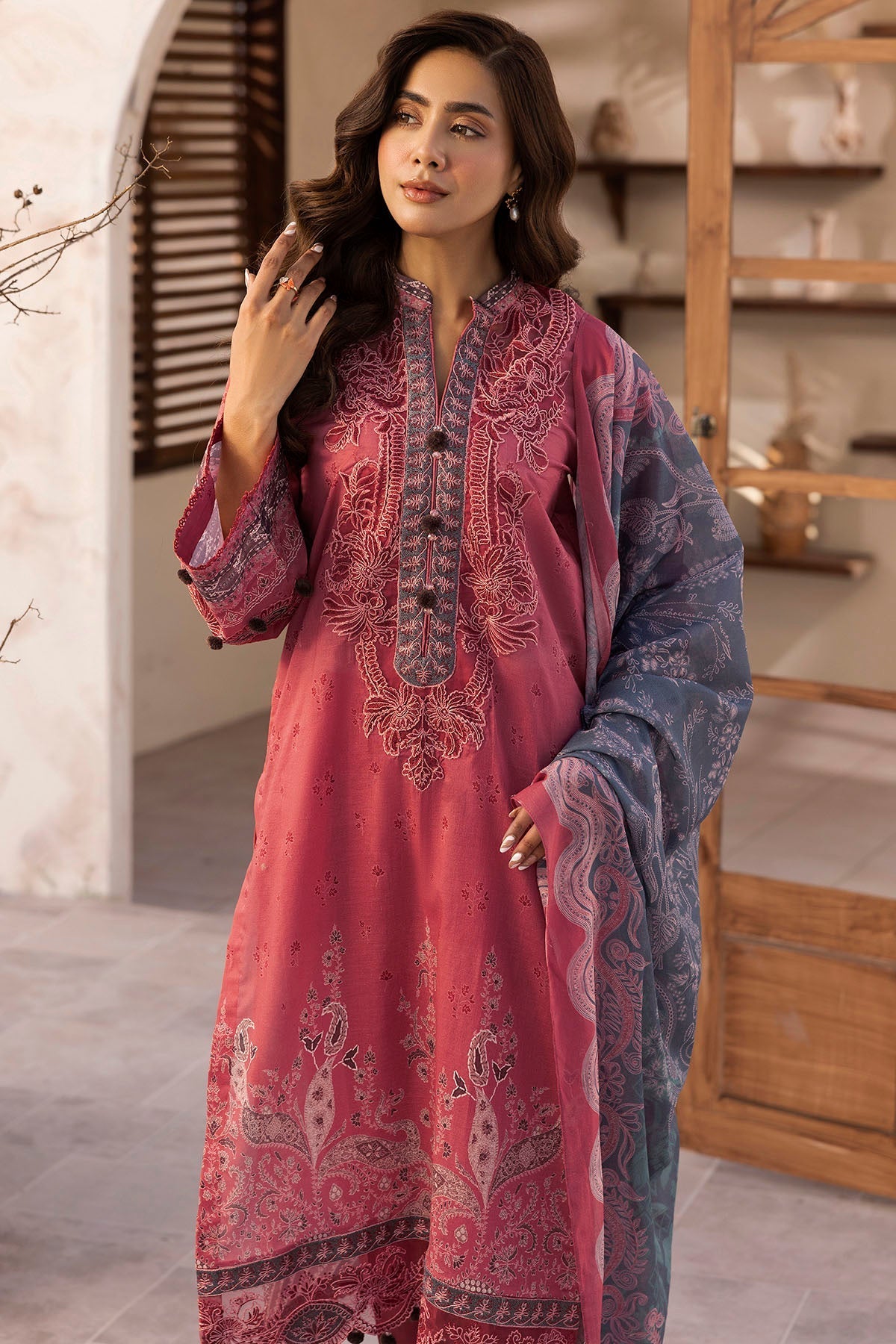 Motifz | Umang Lawn | 5471-IREA - by - Libasekhas UK - Registered Vendor of : Motifz - 100% Original Designer Dresss
