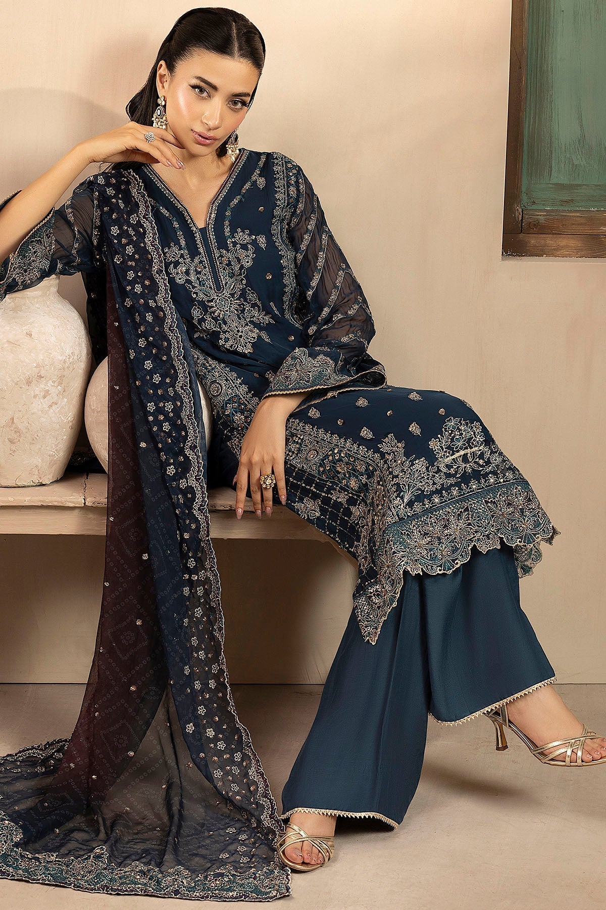 Motifz | Luxury Formal | 5581-DELLA - by Libasekhas UK - Registered Vendor of : Motifz - 100% Original Designer Dress