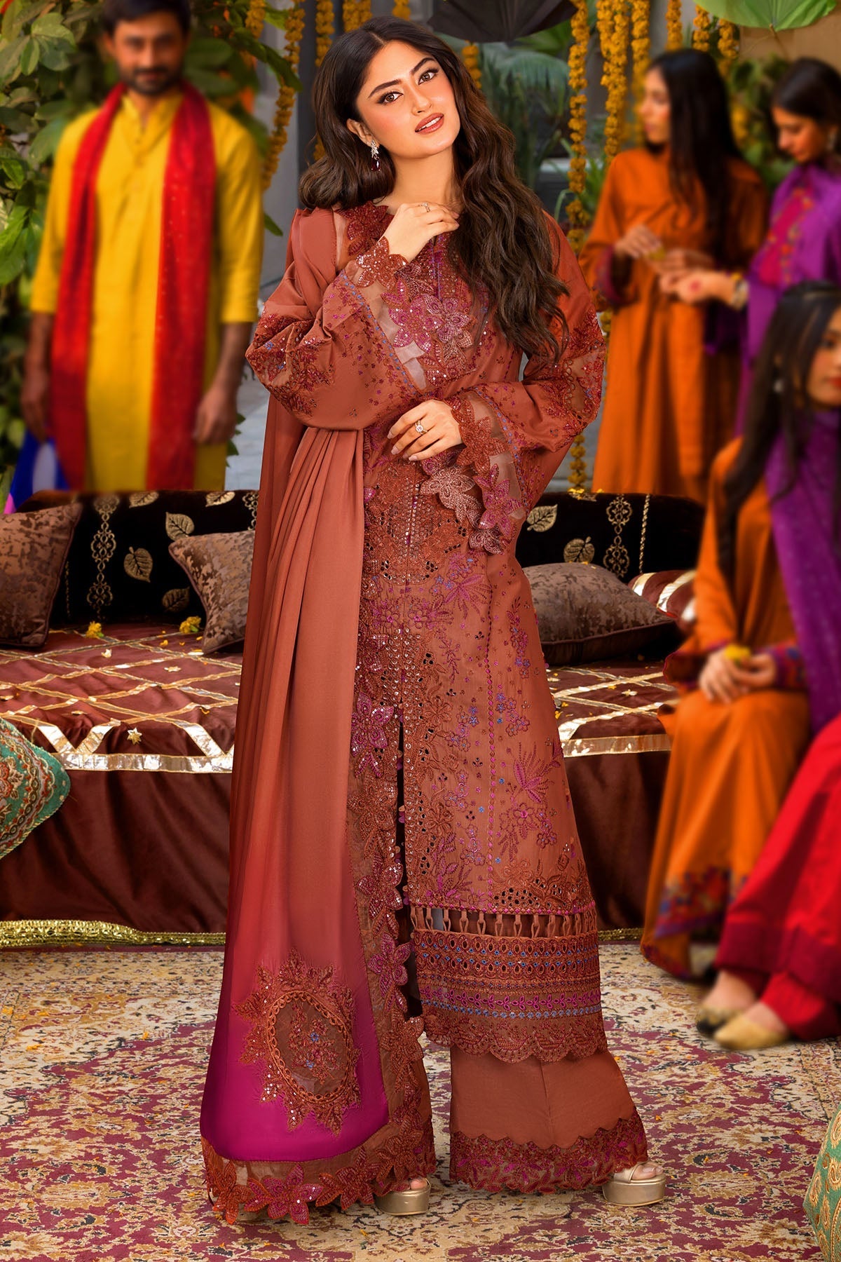 Motifz | Premium Lawn 26 | 5934-JADE - by Libasekhas UK - Registered Vendor of : Motifz - 100% Original Designer Dress
