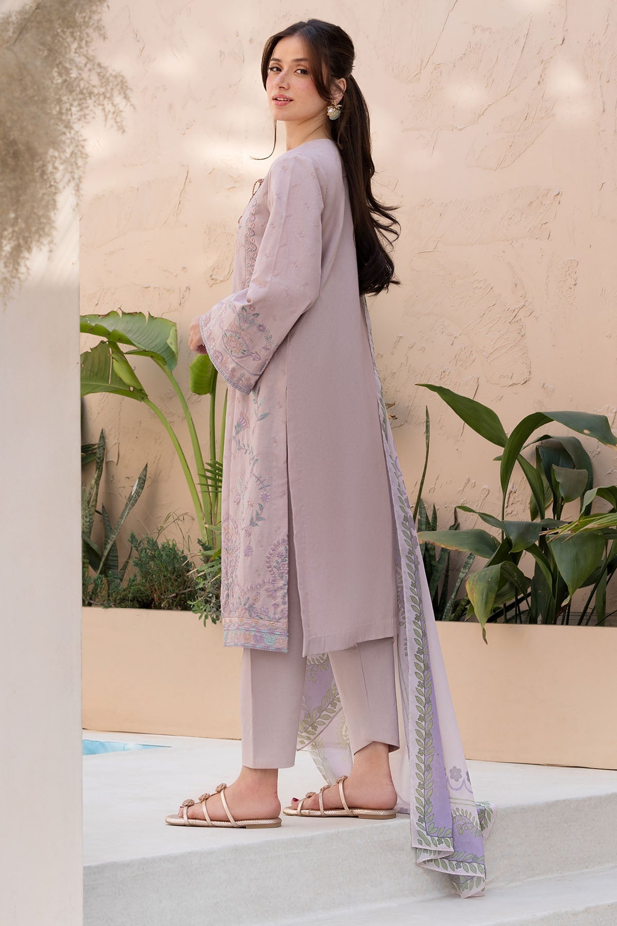 Motifz | Amal Lawn 26 | 6062-INDIGO - by Libasekhas UK - Registered Vendor of : Motifz - 100% Original Designer Dress