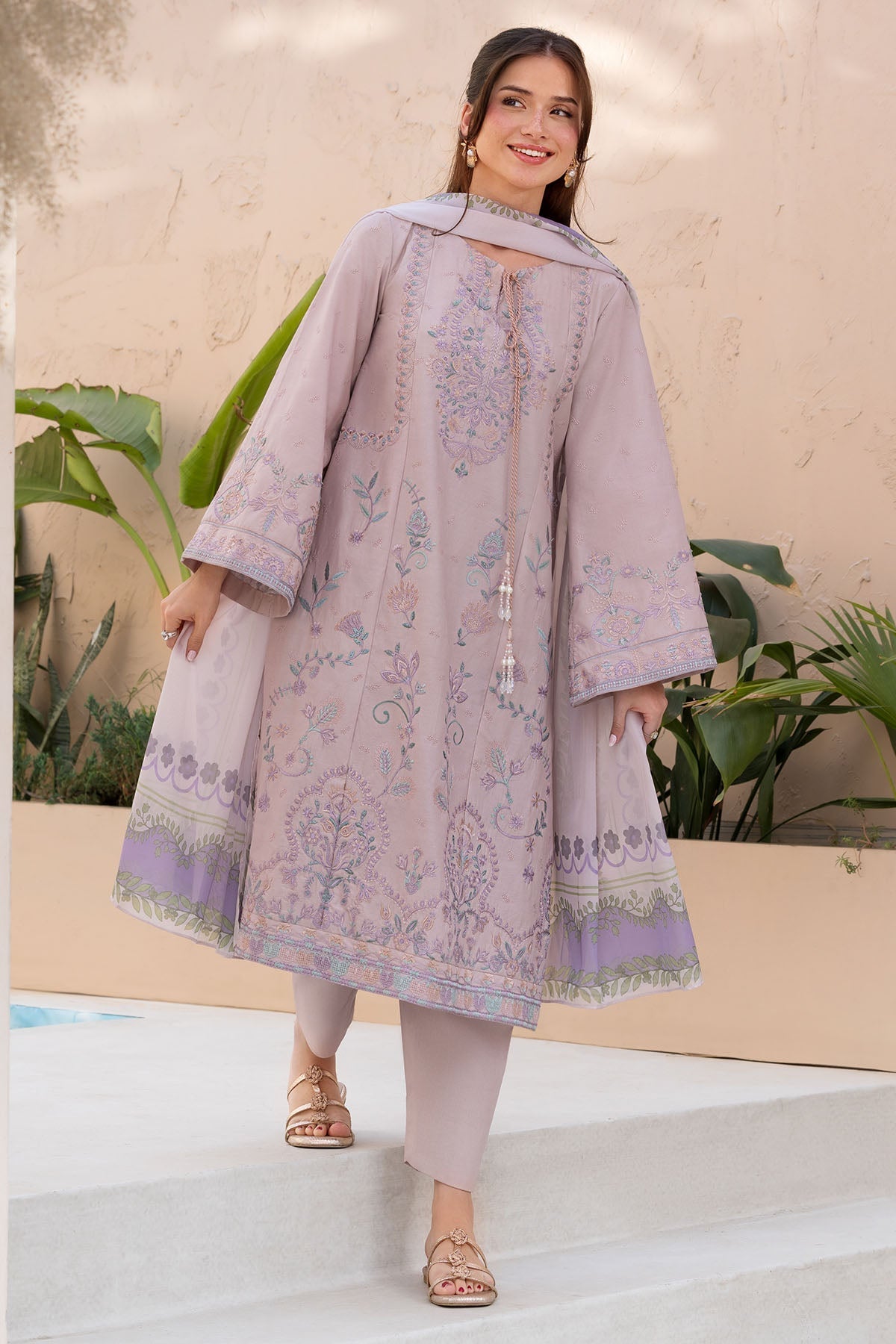 Motifz | Amal Lawn 26 | 6062-INDIGO - by Libasekhas UK - Registered Vendor of : Motifz - 100% Original Designer Dress