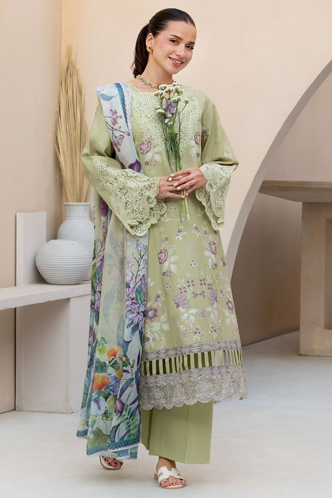 Motifz | Amal Lawn 26 | 6064-ALEXANDRIN - by Libasekhas UK - Registered Vendor of : Motifz - 100% Original Designer Dress