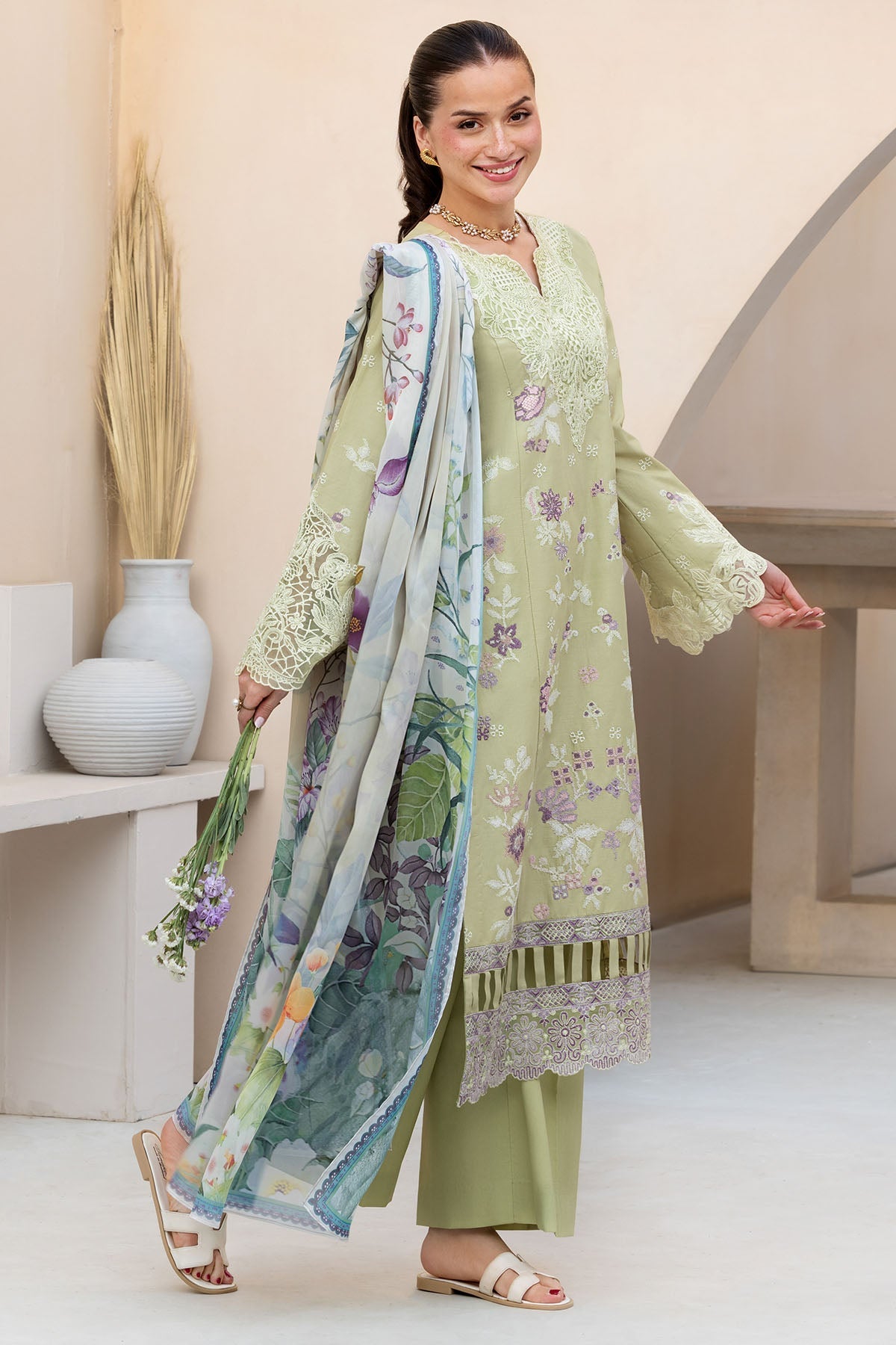 Motifz | Amal Lawn 26 | 6064-ALEXANDRIN - by Libasekhas UK - Registered Vendor of : Motifz - 100% Original Designer Dress