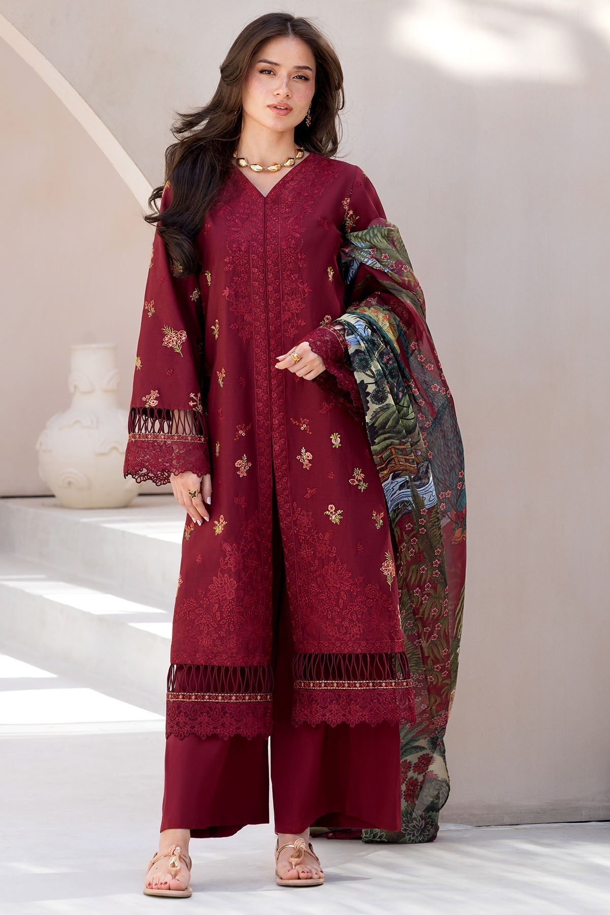 Motifz | Amal Lawn 26 | 6066-CANDENCE - by Libasekhas UK - Registered Vendor of : Motifz - 100% Original Designer Dress