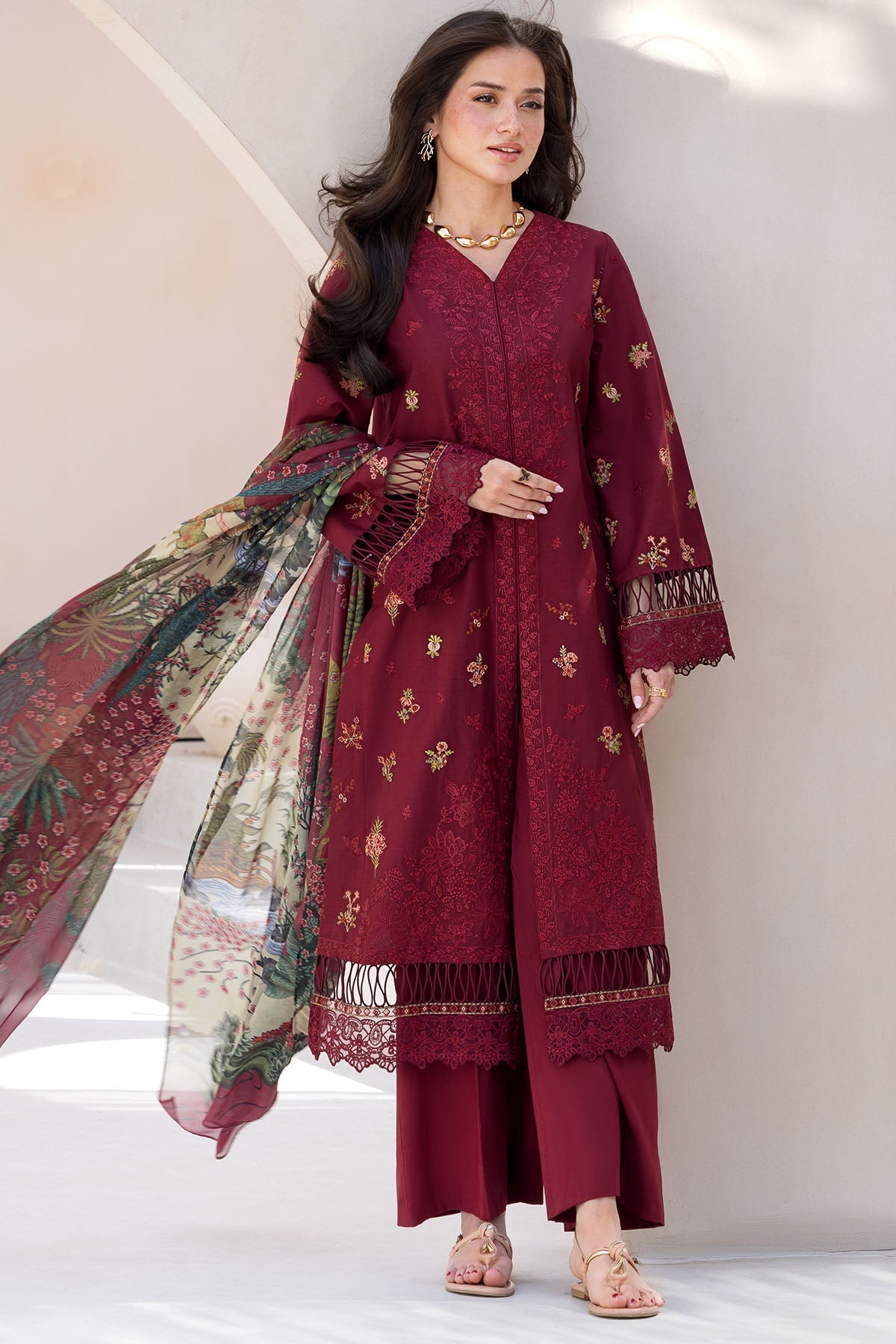 Motifz | Amal Lawn 26 | 6066-CANDENCE - by Libasekhas UK - Registered Vendor of : Motifz - 100% Original Designer Dress